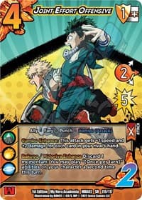 Joint Effort Offensive - UniVersus: My Hero Academia: Crimson Rampage - UniVersus card