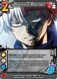 Drowning In Resentment - UniVersus: My Hero Academia: Crimson Rampage - UniVersus card