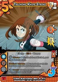 Training Knife Strike - UniVersus: My Hero Academia: Crimson Rampage - UniVersus card