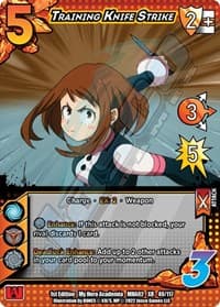Training Knife Strike (XR) - UniVersus: My Hero Academia: Crimson Rampage - UniVersus card