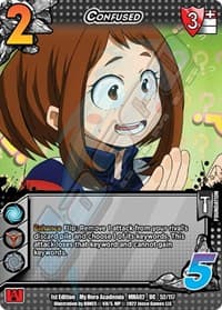 Confused - UniVersus: My Hero Academia: Crimson Rampage - UniVersus card