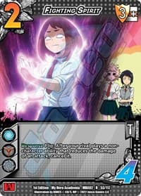 Fighting Spirit - UniVersus: My Hero Academia: Crimson Rampage - UniVersus card