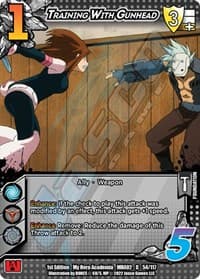 Training With Gunhead - UniVersus: My Hero Academia: Crimson Rampage - UniVersus card