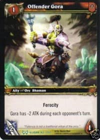 Offender Gora - The Hunt for Illidan - WoW card
