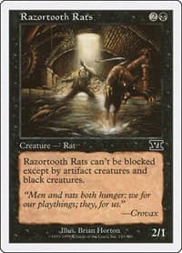 Razortooth Rats - Classic Sixth Edition - Magic: The Gathering card