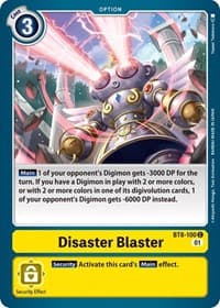 Disaster Blaster - New Awakening - Digimon Card Game card