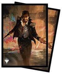 Commander: Streets of New Capenna Anhelo, the Painter (B) Standard Deck Protector sleeves for Magic (100-Pack) - Ultra Pro Card Sleeves - Card Sleeves card