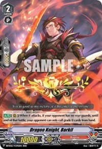 Dragon Knight, Barkil - Bushiroad Event Cards - Cardfight Vanguard card