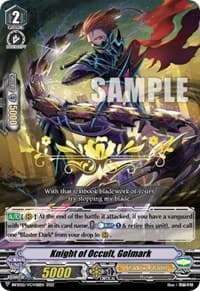 Knight of Occult, Golmark (Hot Stamped) - Bushiroad Event Cards - Cardfight Vanguard card