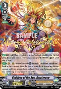 Goddess of the Sun, Amaterasu (Hot Stamped) - Bushiroad Event Cards - Cardfight Vanguard card