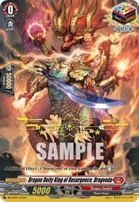 Dragon Deity King of Resurgence, Dragveda (Hot Stamped) - Bushiroad Event Cards - Cardfight Vanguard card