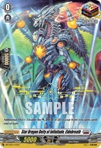 Star Dragon Deity of Infinitude, Eldobreath (Hot Stamped) - Bushiroad Event Cards - Cardfight Vanguard card