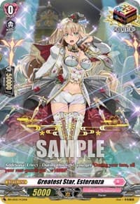 Greatest Star, Esteranza (Hot Stamped) - Bushiroad Event Cards - Cardfight Vanguard card