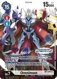 Omnimon - BT1-084 (Ultimate Cup 2022) - Release Special Booster 1.0 - Digimon Card Game card
