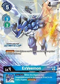 ExVeemon - EX1-014 (Ultimate Cup 2022) - Classic Collection - Digimon Card Game card