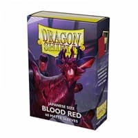 Dragon Shield Japanese Matte Sleeves - Blood Red (60-Pack) - Dragon Shield Card Sleeves - Card Sleeves card