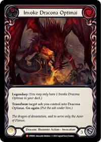 Invoke Dracona Optimai // Dracona Optimai - Uprising - Flesh and Blood TCG card