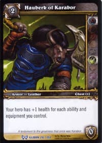 Hauberk of Karabor - The Hunt for Illidan - WoW card
