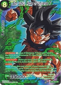 Son Goku, Hope of Universe 7 - Collector's Selection Vol. 2 - Dragon Ball Super: Masters card