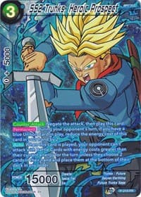 SS2 Trunks, Heroic Prospect - Collector's Selection Vol. 2 - Dragon Ball Super: Masters card