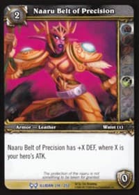 Naaru Belt of Precision - The Hunt for Illidan - WoW card