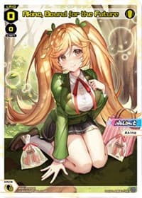 Akino, Bound for the Future (April 2022) - Promo Cards - WIXOSS card