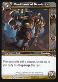 Pauldrons of Desolation - The Hunt for Illidan - WoW card
