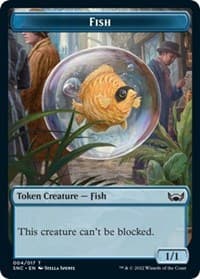 Fish // Wizard Double-Sided Token - Streets of New Capenna - Magic: The Gathering card