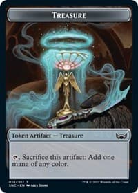 Treasure (014) // Citizen Double-Sided Token - Streets of New Capenna - Magic: The Gathering card