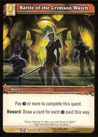 Battle of the Crimson Watch - The Hunt for Illidan - WoW card