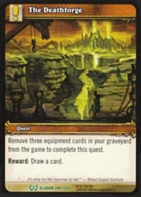 The Deathforge - The Hunt for Illidan - WoW card