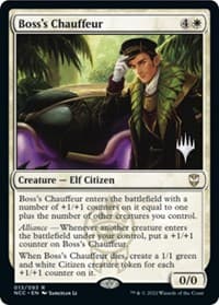 Boss's Chauffeur - Promo Pack: Streets of New Capenna - Magic: The Gathering card