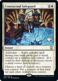 Contractual Safeguard - Promo Pack: Streets of New Capenna - Magic: The Gathering card