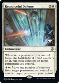 Resourceful Defense - Promo Pack: Streets of New Capenna - Magic: The Gathering card