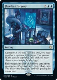 Flawless Forgery - Promo Pack: Streets of New Capenna - Magic: The Gathering card