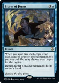 Storm of Forms - Promo Pack: Streets of New Capenna - Magic: The Gathering card