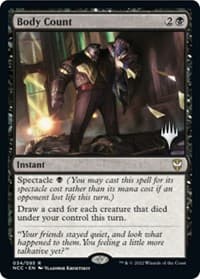 Body Count - Promo Pack: Streets of New Capenna - Magic: The Gathering card