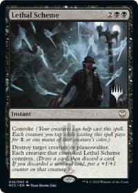 Lethal Scheme - Promo Pack: Streets of New Capenna - Magic: The Gathering card