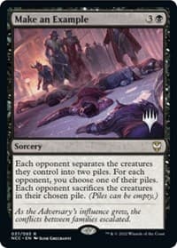 Make an Example - Promo Pack: Streets of New Capenna - Magic: The Gathering card