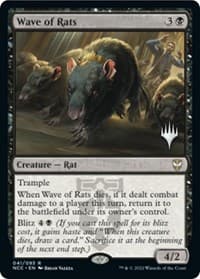 Wave of Rats - Promo Pack: Streets of New Capenna - Magic: The Gathering card