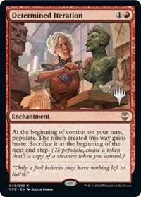 Determined Iteration - Promo Pack: Streets of New Capenna - Magic: The Gathering card