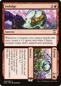 Indulge // Excess - Promo Pack: Streets of New Capenna - Magic: The Gathering card