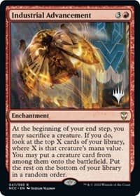 Industrial Advancement - Promo Pack: Streets of New Capenna - Magic: The Gathering card