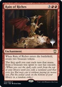 Rain of Riches - Promo Pack: Streets of New Capenna - Magic: The Gathering card