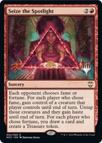 Seize the Spotlight - Promo Pack: Streets of New Capenna - Magic: The Gathering card
