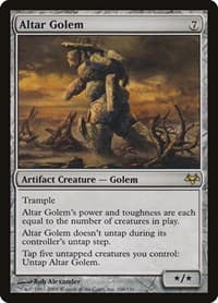 Altar Golem - Eventide - Magic: The Gathering card