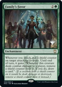 Family's Favor - Promo Pack: Streets of New Capenna - Magic: The Gathering card