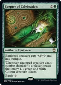 Scepter of Celebration - Promo Pack: Streets of New Capenna - Magic: The Gathering card