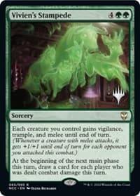 Vivien's Stampede - Promo Pack: Streets of New Capenna - Magic: The Gathering card