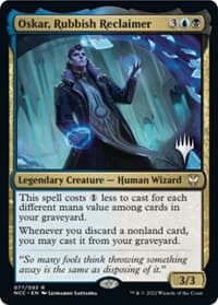 Oskar, Rubbish Reclaimer - Promo Pack: Streets of New Capenna - Magic: The Gathering card